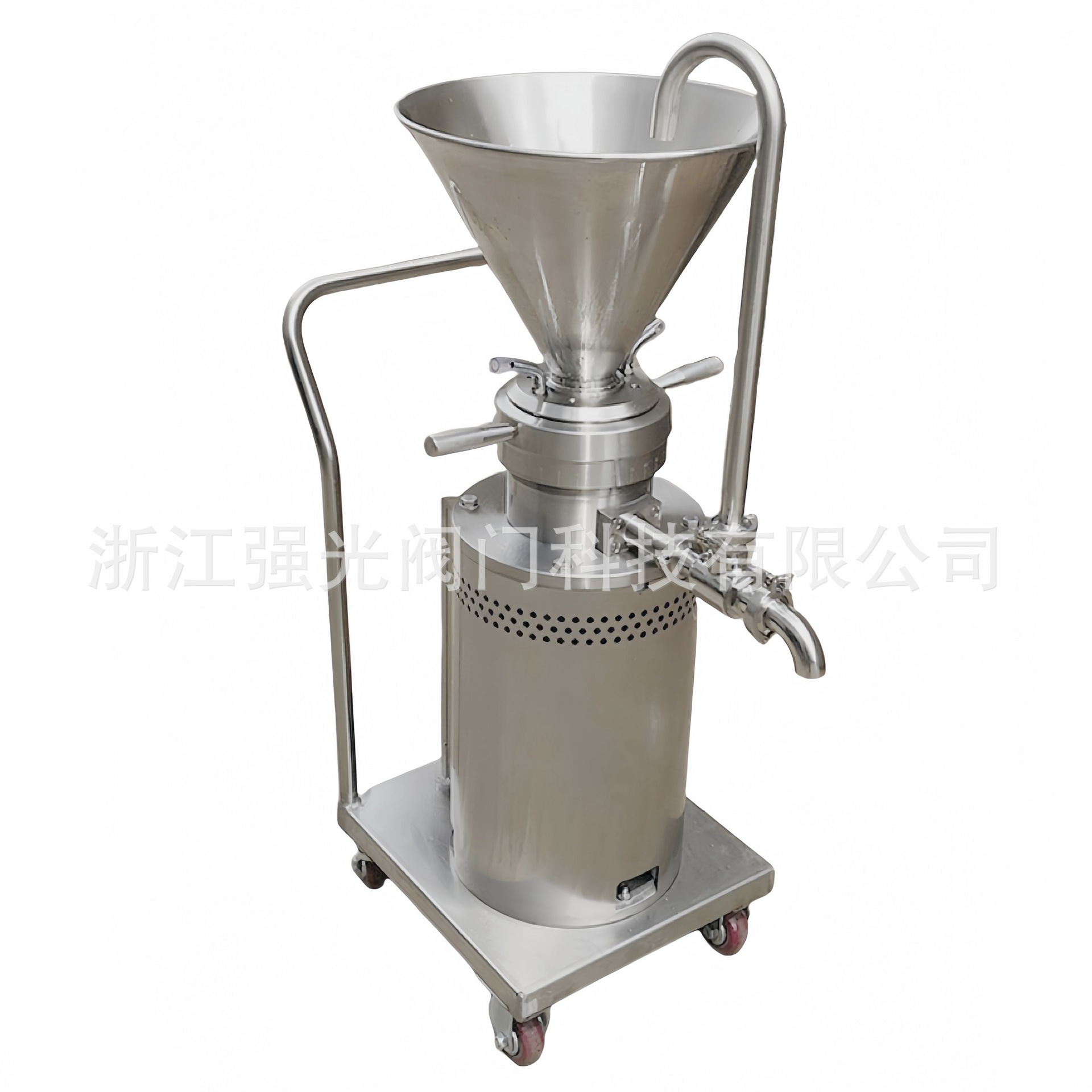 卫生级食品级整体不锈钢实验室小型立式胶体磨胶体磨机胶磨机316L