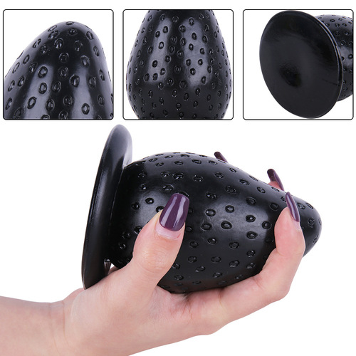 H40 Large Strawberry Fruit Alternative Toy Anal Plug 7cm Female Anal Toy for Self-Pleasure SM Adult Sex Toy