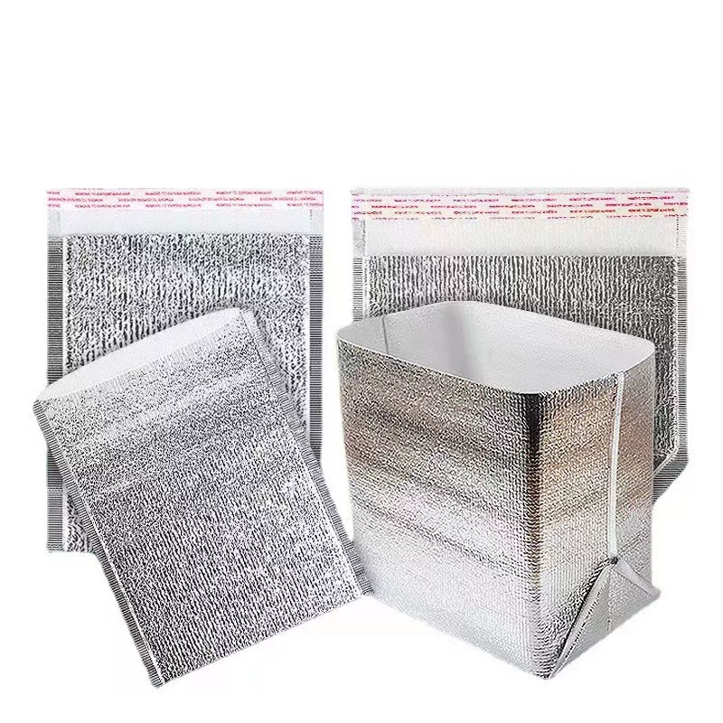 Утолщенная изоляционная сумка из алюминиевой пленки для морепродуктов, фруктов и замороженных продуктов, специальная стереосумка для выноса в холодильник, холодовая изоляция, антифриз для выноса.