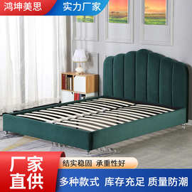 木质排骨架床板1.8米龙骨架软包床 双人床 1.5米皮床软床架子