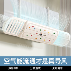 家庭用エアコンの防風板は伸縮可能です。