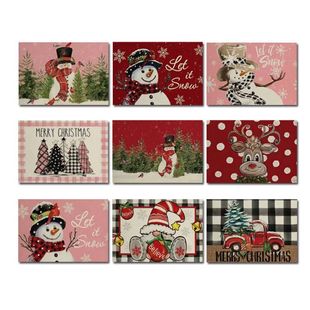 Factory direct sales explosions Christmas restaurant western food mat kitchen restaurant place mat a variety of optional