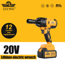 跨境热销20V充电电动冲击扳手无刷蓄电池手电钻汽车轮胎电动工具