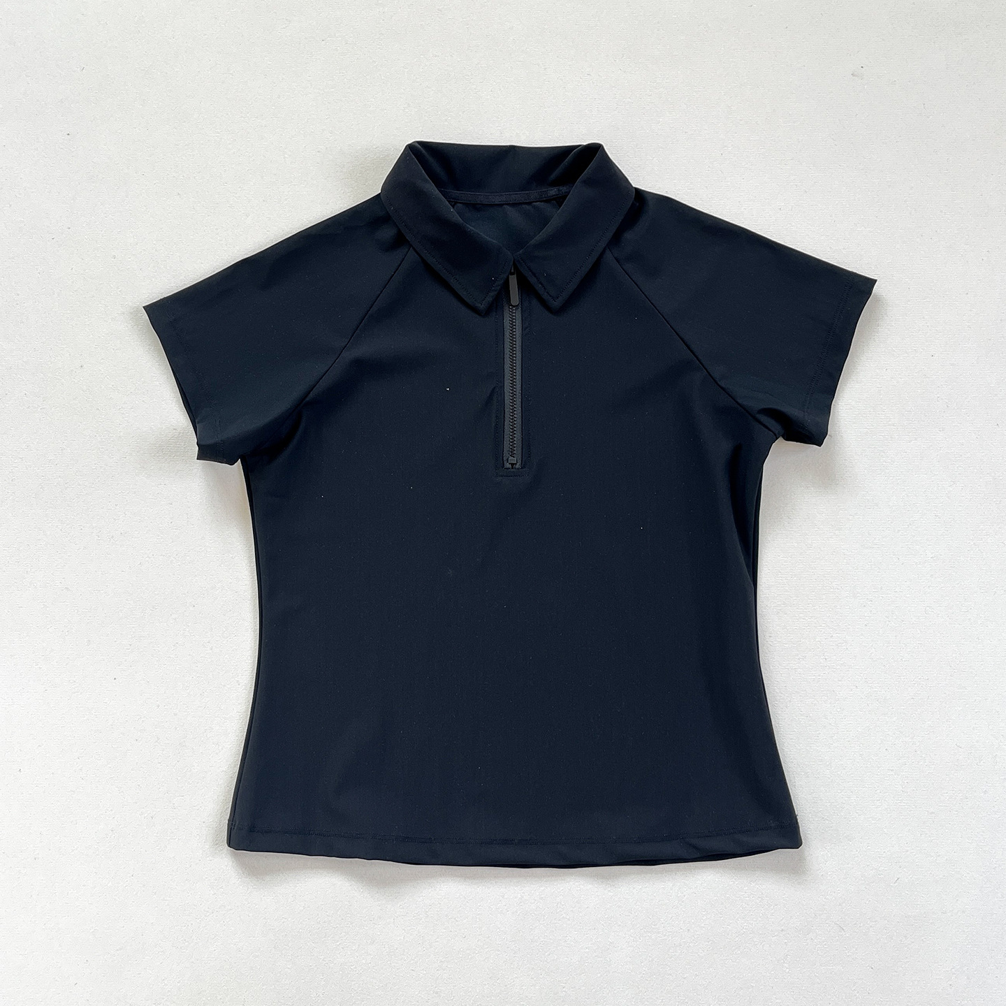 Women's Golf Half-Zip Yoga Wear Short-Sleeved T-Shirt Sports Running Quick-Drying Clothing