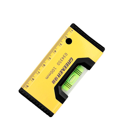 Green forest level mini high-precision aluminum alloy level level strong magnetic vertical balance measurement small angle ruler