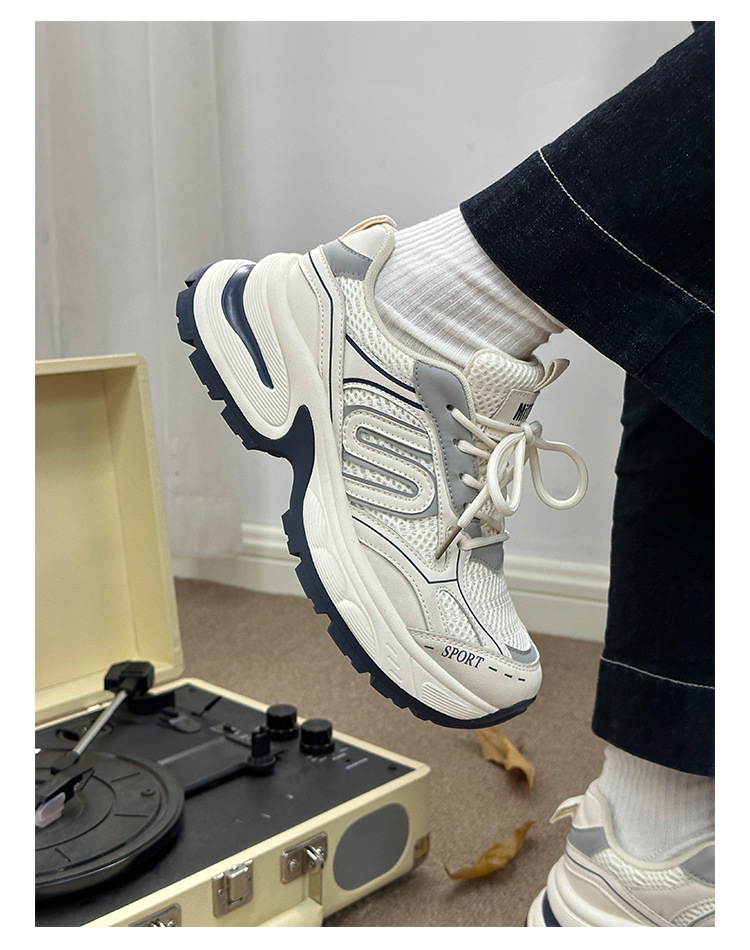Women's Thick Soled Casual Sports Shoes Versatile Platform Style_voghion.com