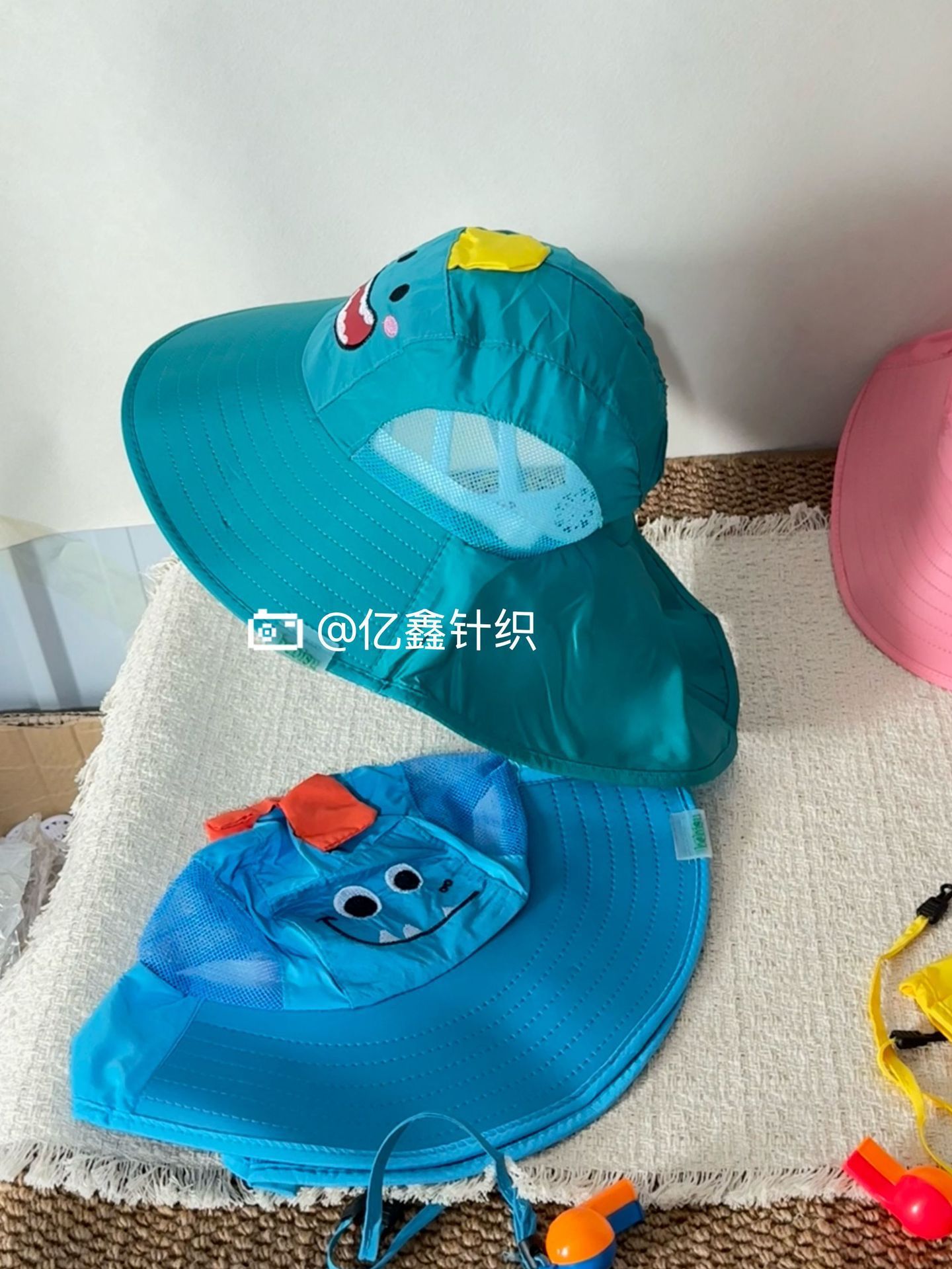 中国輸入子供日よけ帽子