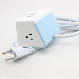 U.S. plug socket 10W mobile phone wireless charging Type-c USB fast charging office desktop mobile plug-in
