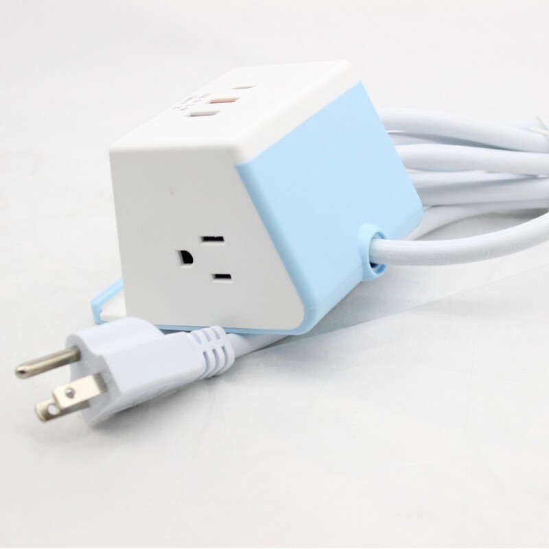 U.S. plug socket 10W mobile phone wireless charging Type-c USB fast charging office desktop mobile plug-in