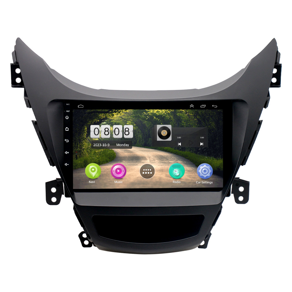 Aplicable a 14 ~ 15 Hyundai ELANTRA reproductor de navegación Android de 9 pulgadas que invierte la imagen