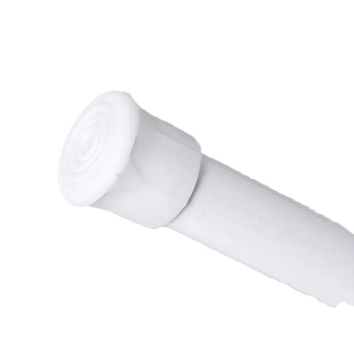 Perforation-free shower curtain rod door curtain rod wardrobe hanging rod balcony drying rod kitchen shelf rod