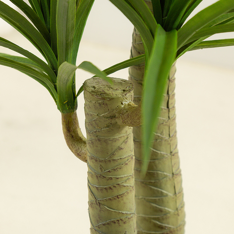 Simulación de árboles de sangre de dragón, plantas verdes, muebles para el hogar, decoración de la sala de estar, grandes plantas de árboles falsos de piso a techo, bonsái de madera brasileña en macetas