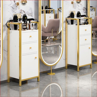 Barber Cabinet, Hair Salon, Hairdressing Tool Cabinet, Beauty Salon Multi-functional Shelf, Tool Cart, Barber Shop Hair Cutting Cabinet