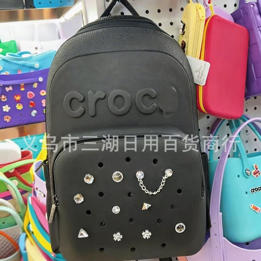 Transfronterizos EVA cueva mochila Carol fuera de montaña viaje croc mochila impermeable bolsa de almacenamiento de bicicleta DIY image 2