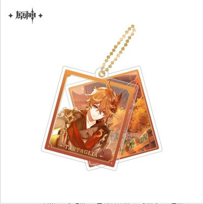 スポット正規品原神テーマ/縦絵シリーズ缶バッジバーピースカラー紙ペンダント人形|undefined