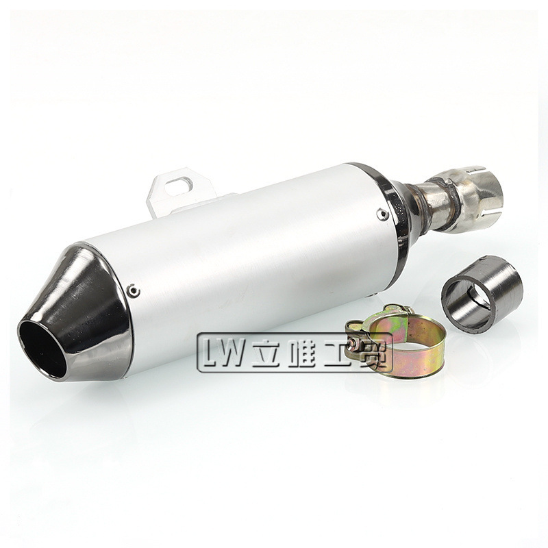 Off-Road Motorcycle Accessories Bbr Exhaust Cylinder Suitable for Huayang Bosol Aluminum Cylinder Exhaust Pipe Rear Silencer