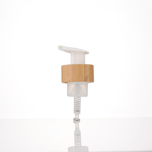 Customizable 24 28 Tooth Shower Gel Press Pump, Cleansing Mousse Hand Sanitizer Foaming Pump, Bamboo Foam Pump