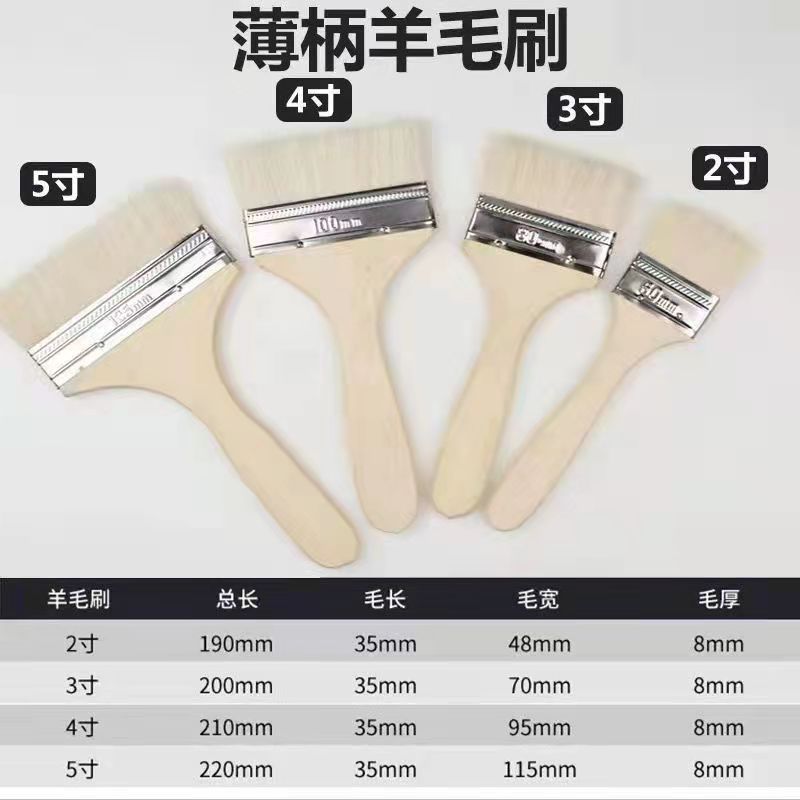 羊毛刷软毛油漆涂料刷子油扫灰清洁家用不掉毛包邮