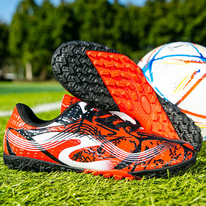 Zapatos de fútbol profesionales de clavos adultos TF niños chicos chicos