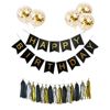 Swallowtail Banner Calls Banner Sequenant HAPPY BIRTHDAY birthday party background wall dress