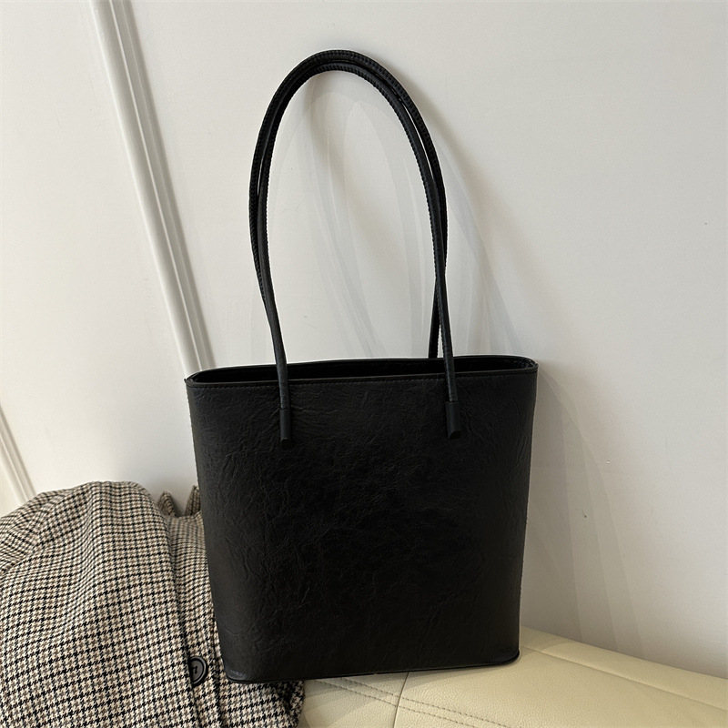 Meilad bolso para mujeres 2024 nueva moda de este año popular gran capacidad bolso de invierno retro bolso de cubo de hombro