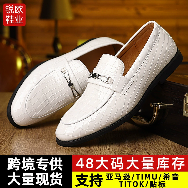 Amazon AliExpress взрывает трансграничные кроссовки большого размера 48 кожаные туфли