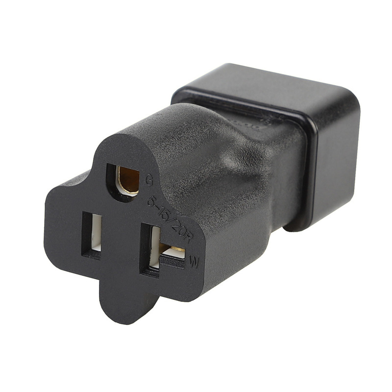 PA-0205 IEC 320 C20 to 5-20R,C20 to Nema 5-15R female power adapter