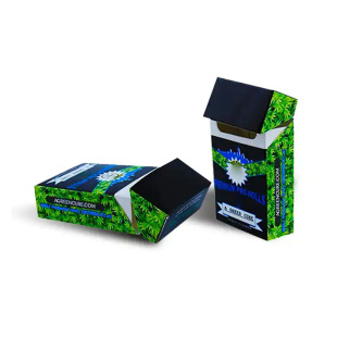 Customized Classic Clamshell Empty Cigarette Box Paper High-Definition Printing Technology Twenty Capacity Cigarette Box Packaging Empty Wholesale