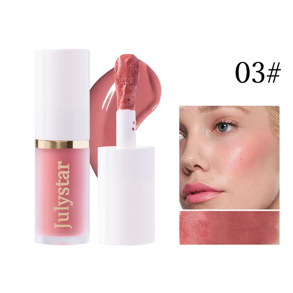 Julystar Facial Blush, Long-lasting Pearlescent Lip Brightening, Natural Highlight Contouring Liquid Set Wholesale undefined