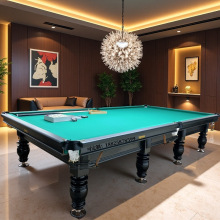 俄罗斯台球桌标准成人俄式美式家用斯诺克台球桌球台台球桌桌球台