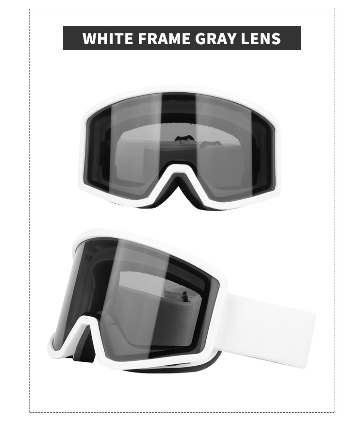 New ski with cylindrical double-layer fog lenses, capable of blocking myopia and anti UV goggles # 7083_voghion.com