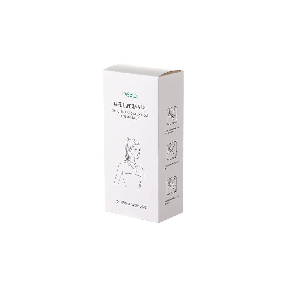 FASOLA 따뜻한 목 패치 자궁 경부 어깨 뜨거운 압축 MOXIBUSTION 자체 가열 따뜻한 패치 증기 따뜻한  쑥 따뜻한 목 밴드