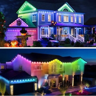 Cross-border explosions magic eaves light holiday atmosphere light mobile phone APP voice control LED intelligent waterproof eaves light