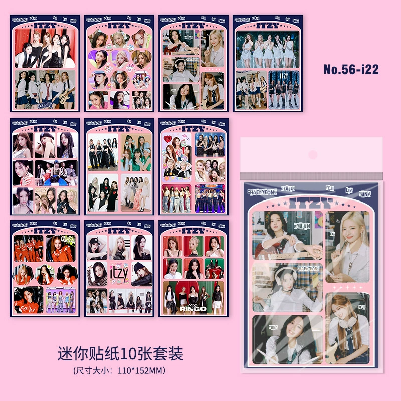GIDLE STR EN itzy Seventeen Star Handbook Patch 10 Shots