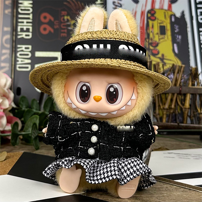 ラブブシートパーティー用衣類のみ、1代目、2代目、3代目のブラインドボックスラブブベビー服、ラブブぬいぐるみ