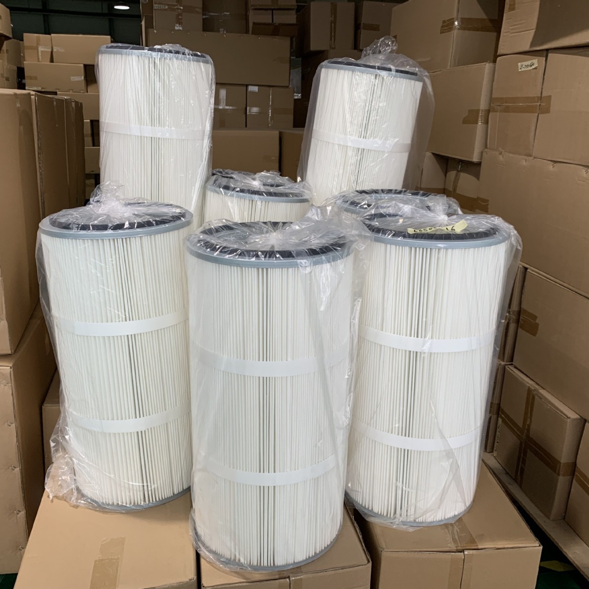 自洁式空气过滤器滤筒工业粉尘过滤器涂装设备阻燃粉尘过滤器