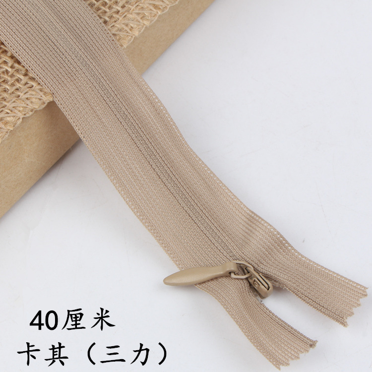 三力牌40/60センチ目に見えないジッパーの長いジッパーの暗いジッパーの服装のジッパーのクッションのジッパーのメーカーの卸売り|undefined