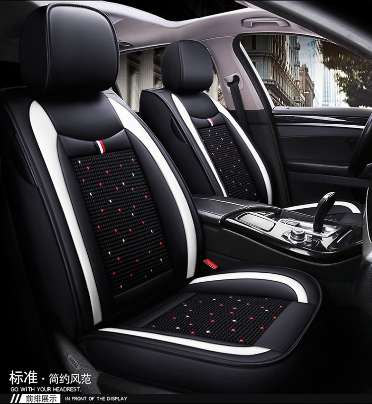 Cross-Border Foreign Trade All-Season Universal 23 New Models Full Coverage Car Interior Five-Piece Set Internet Celebrity Goddess Style Special Seat Cover for Summer