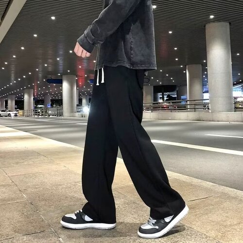 Long-length high-leg pants for men, suitable for spring and summer leisure, cross-border, floor-length, sporty pants.