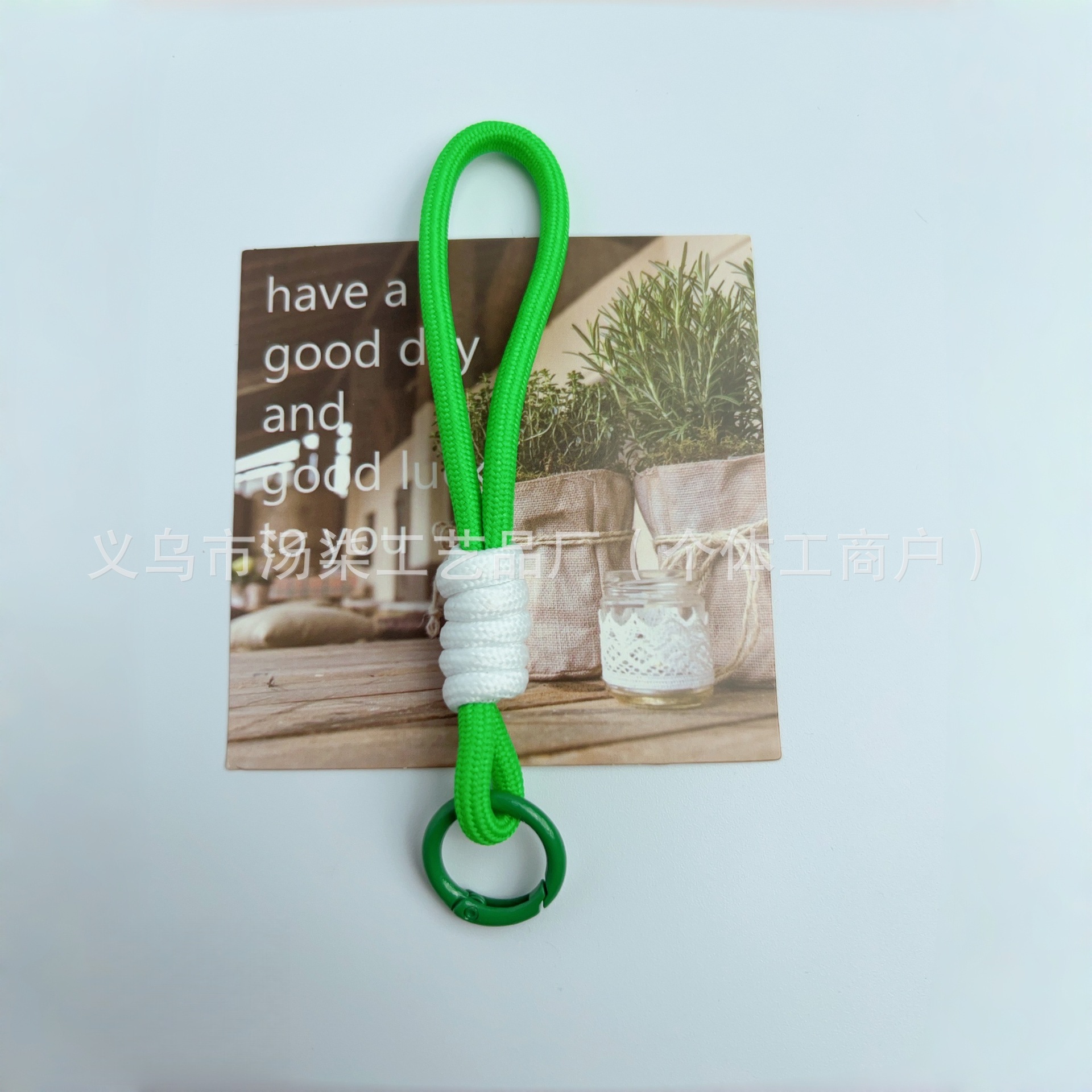 Fabricante directo para la explosión creativa del teléfono móvil cuerdas muñecas tarjeta de taza de agua bolsas de llaves cuerdas trenzadas accesorios
