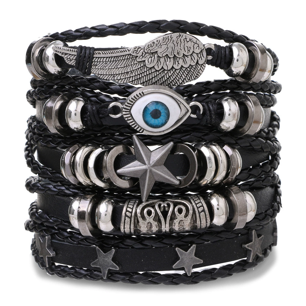 慕尚 Woven Bracelet, set, European style, wholesale