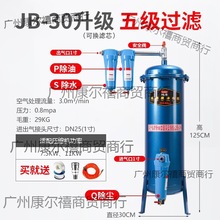 水汽打气泵清杂志处理滤油空压机压缩空气干燥过滤器储存油雾