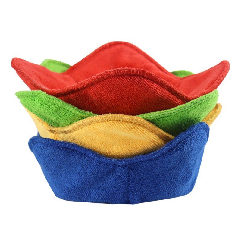 Amazon Hot Sale Four-piece Set of Towel Fabric Microwave Food Heating Bowl Mat Safe Bowl Rack Fashionable Bowl Holder