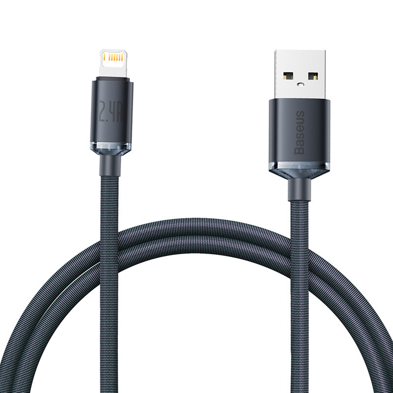 Baseus クリスタルシャイン Apple 急速充電ケーブル iPhone13対応 急速充電データケーブル Apple 7/8対応 携帯電話充電ケーブル|undefined