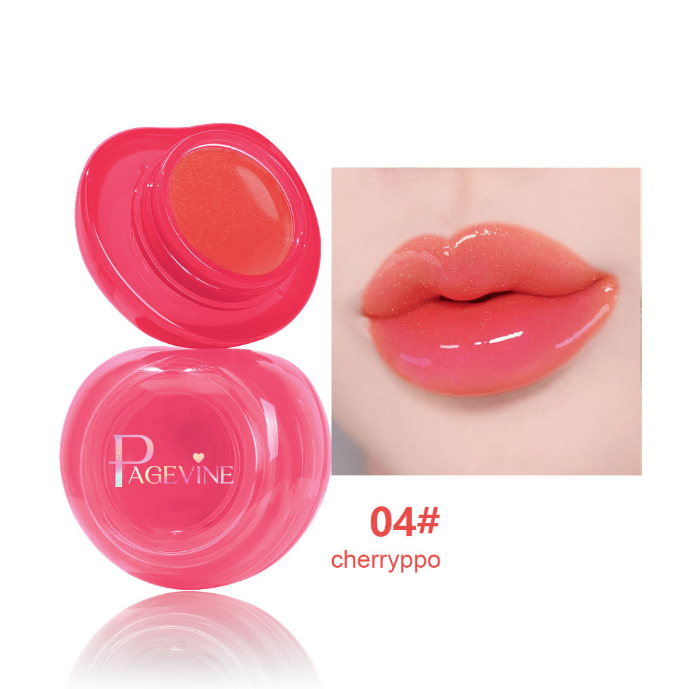 Transfronterizo PAGE VINE Crystal Jelly Crema de doble uso para labios y mejillas Espejo de agua y brillo para sostener el maquillaje para mostrar brillo de esmalte de labios rubor image 9