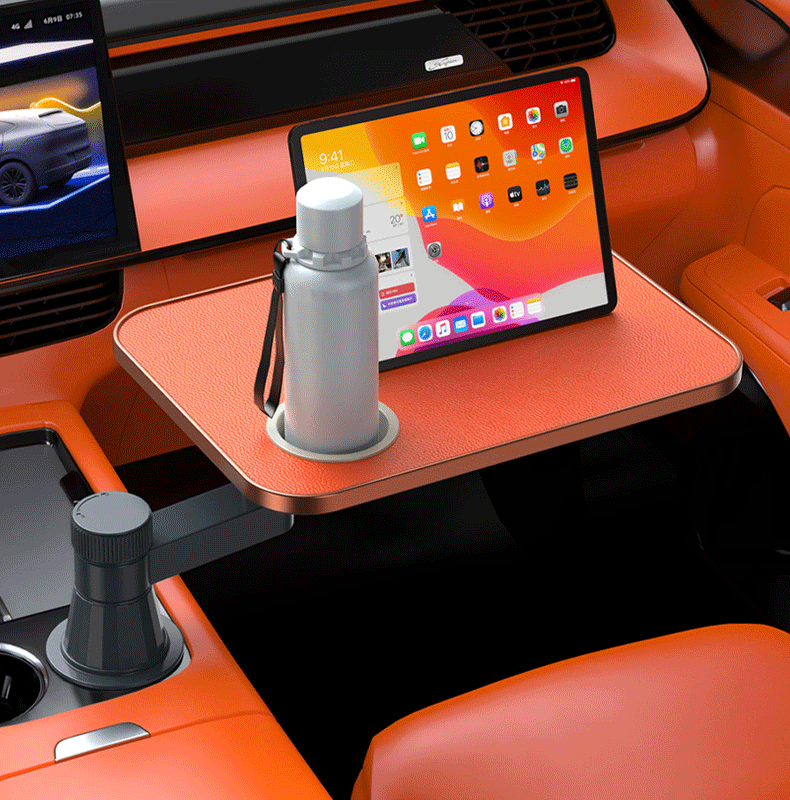 Car-Mounted Multifunctional Small Table, Dining Table, Creative Rear Seat Writing Board, Laptop Computer Office Study Table