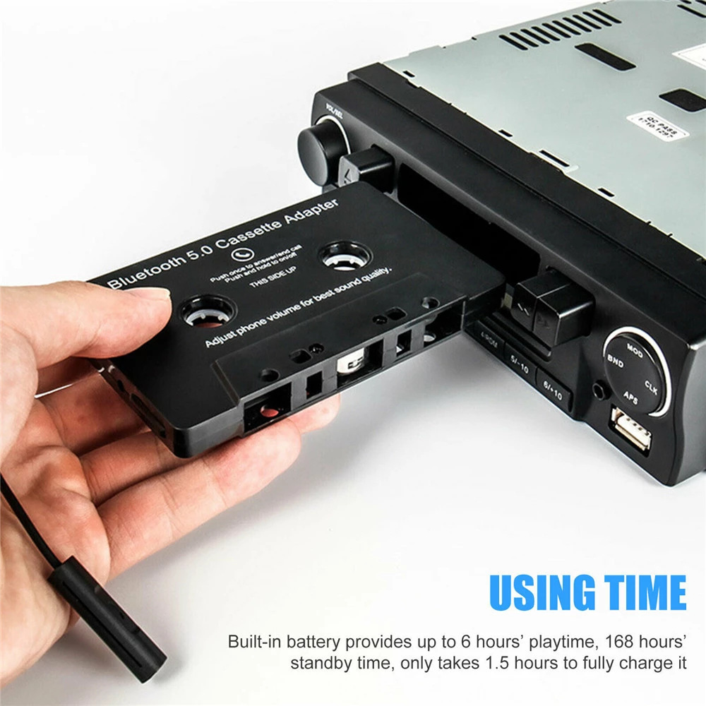 Cross-border Bluetooth 5.0 old-fashioned tape converter cassette player car MP3 Bluetooth hands-free phone recording