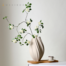 高温陶瓷系列极简艺术花瓶高级感家居客厅大号装饰摆件