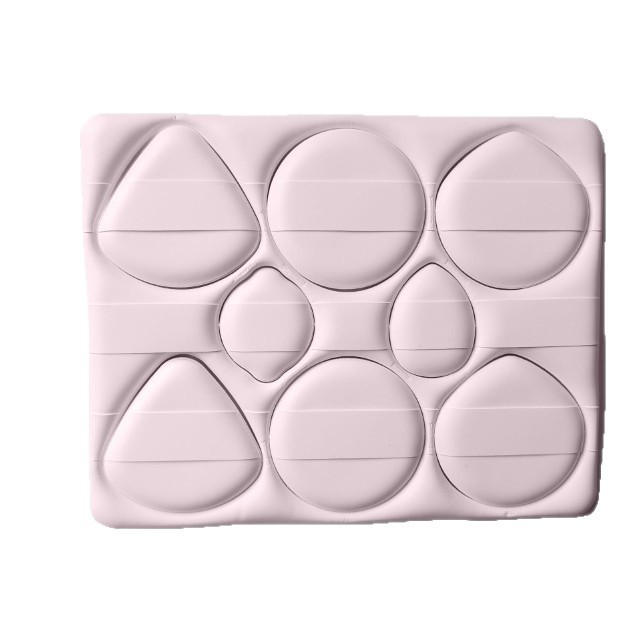 Picking Music Puff Set Patrón personalizado Almohadilla de aire de pu de doble uso húmedo y seco Almohadilla Almohadilla de algodón de azúcar sin látex