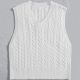 Amazon Cross-border Foreign Trade Sweater European and American Women's Knitted Vest Pullover V-Neck Vest Sweater Top Women